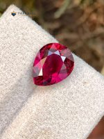 4.50 Carat Natural Rhodolite Garnet Pear Shape VS2 Tanzania - Main View 1