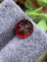 4.79 Carat Certified Natural Almandine Garnet Oval Tanzania - Back View 1