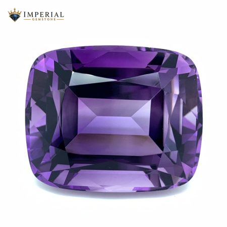 46.40 Carat Natural Amethyst Cushion Step Cut VVS1 Brazil