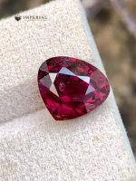 6.05 Carat Natural Rhodolite Garnet Heart Shape SI1 Tanzania - Main View 1